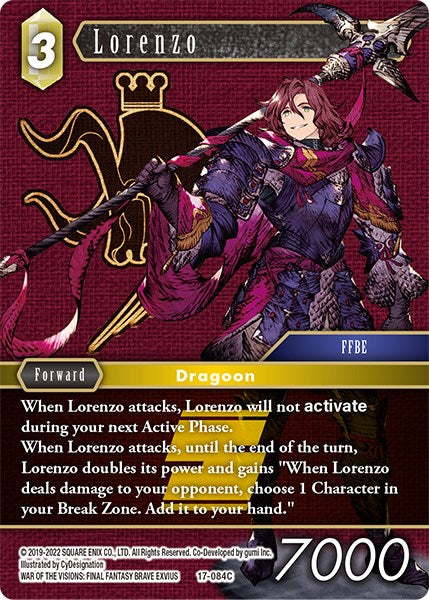 Lorenzo [Rebellion's Call] | Total Play
