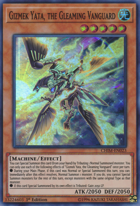Gizmek Yata, the Gleaming Vanguard [CHIM-EN023] Super Rare | Total Play