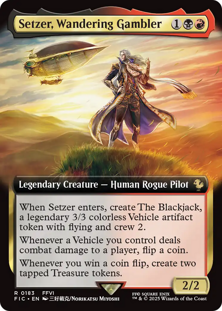 Setzer, Wandering Gambler (Extended Art) [FINAL FANTASY Commander] | Total Play