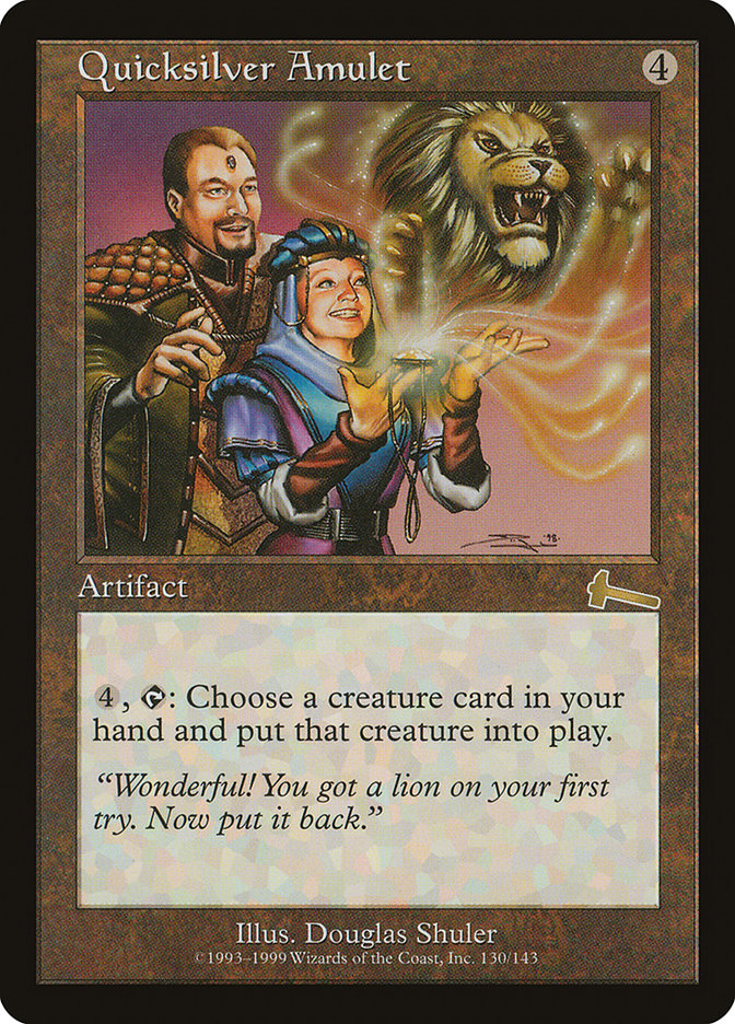 Quicksilver Amulet [Urza's Legacy] | Total Play
