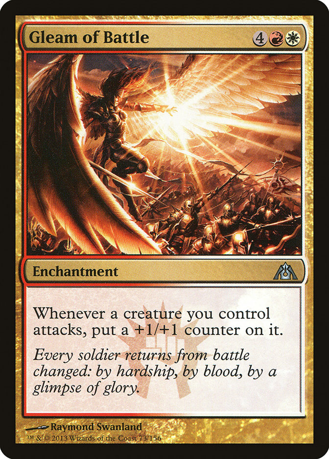 Gleam of Battle [Dragon's Maze] | Total Play