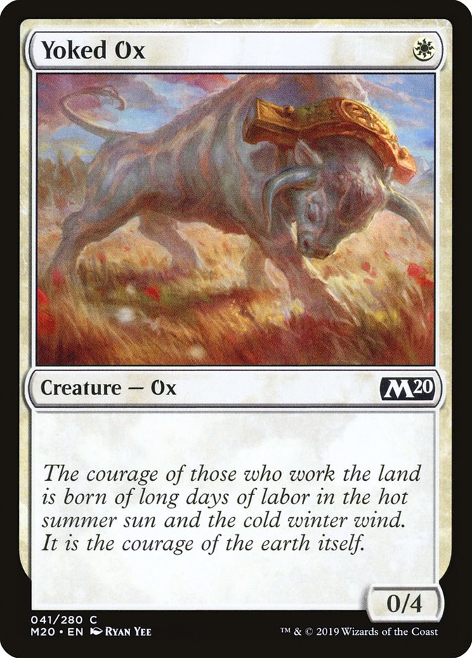 Yoked Ox [Core Set 2020] | Total Play