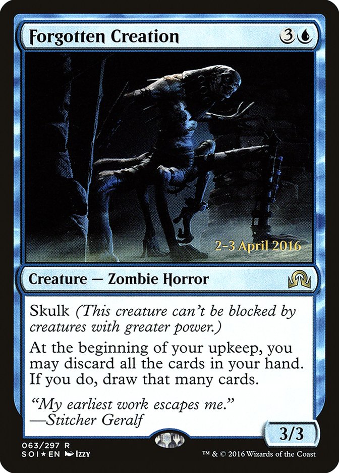 Forgotten Creation [Shadows over Innistrad Prerelease Promos] | Total Play