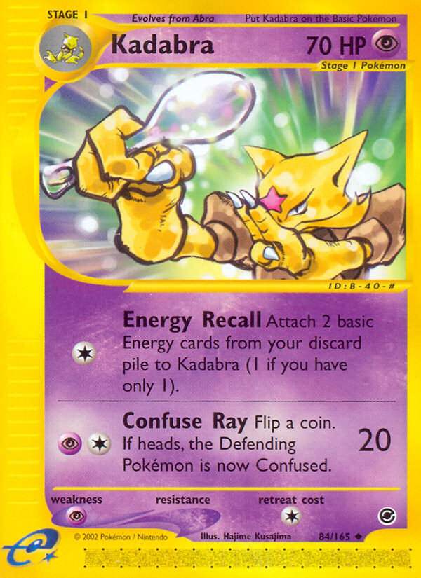 Kadabra (84/165) [Expedition: Base Set] | Total Play