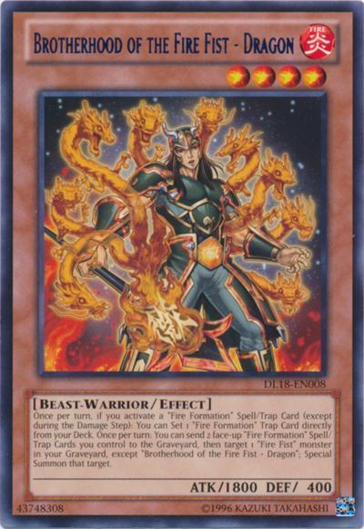 Brotherhood of the Fire Fist - Dragon (Purple) [DL18-EN008] Rare | Total Play
