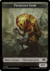 Phyrexian Germ // Emblem - Tamiyo, Seasoned Scholar Double-Sided Token [Modern Horizons 3 Tokens] | Total Play