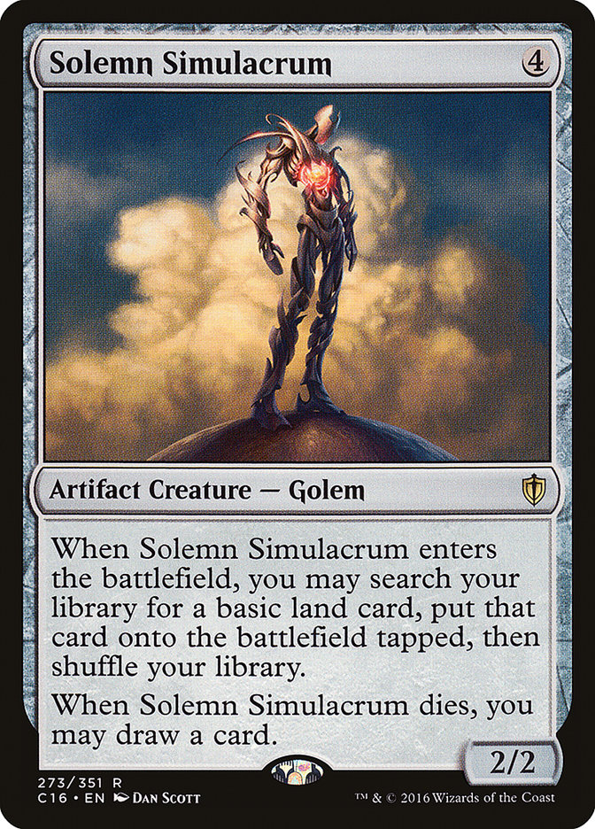 Solemn Simulacrum [Commander 2016] | Total Play
