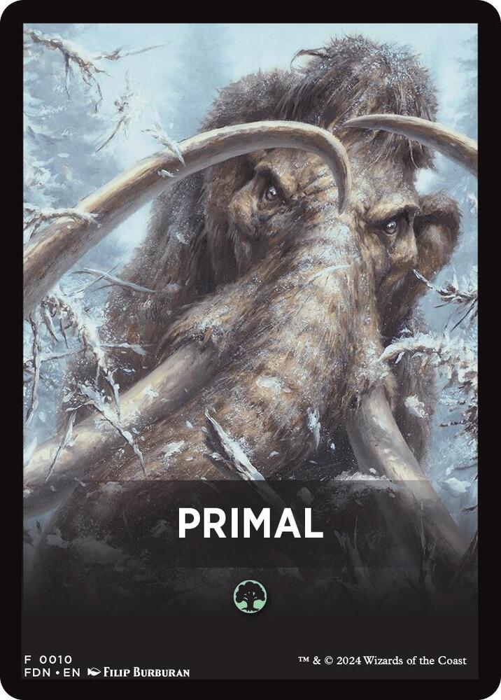 Primal Theme Card [Foundations Tokens] | Total Play