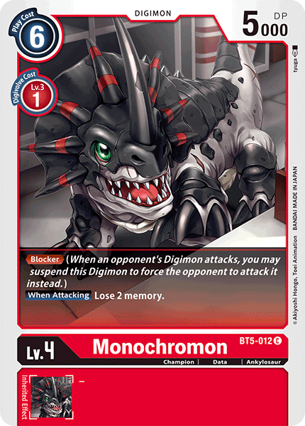 Monochromon [BT5-012] [Battle of Omni] | Total Play