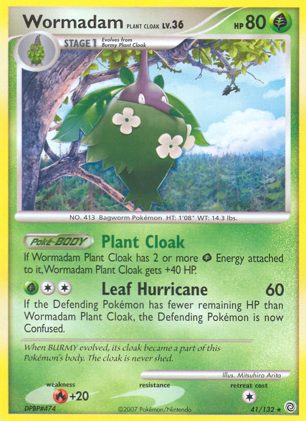 Wormadam Plant Cloak (41/132) [Diamond & Pearl: Secret Wonders] | Total Play