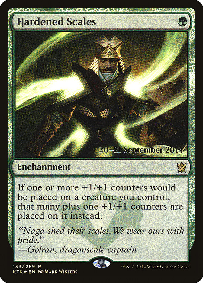 Hardened Scales [Khans of Tarkir Prerelease Promos] | Total Play