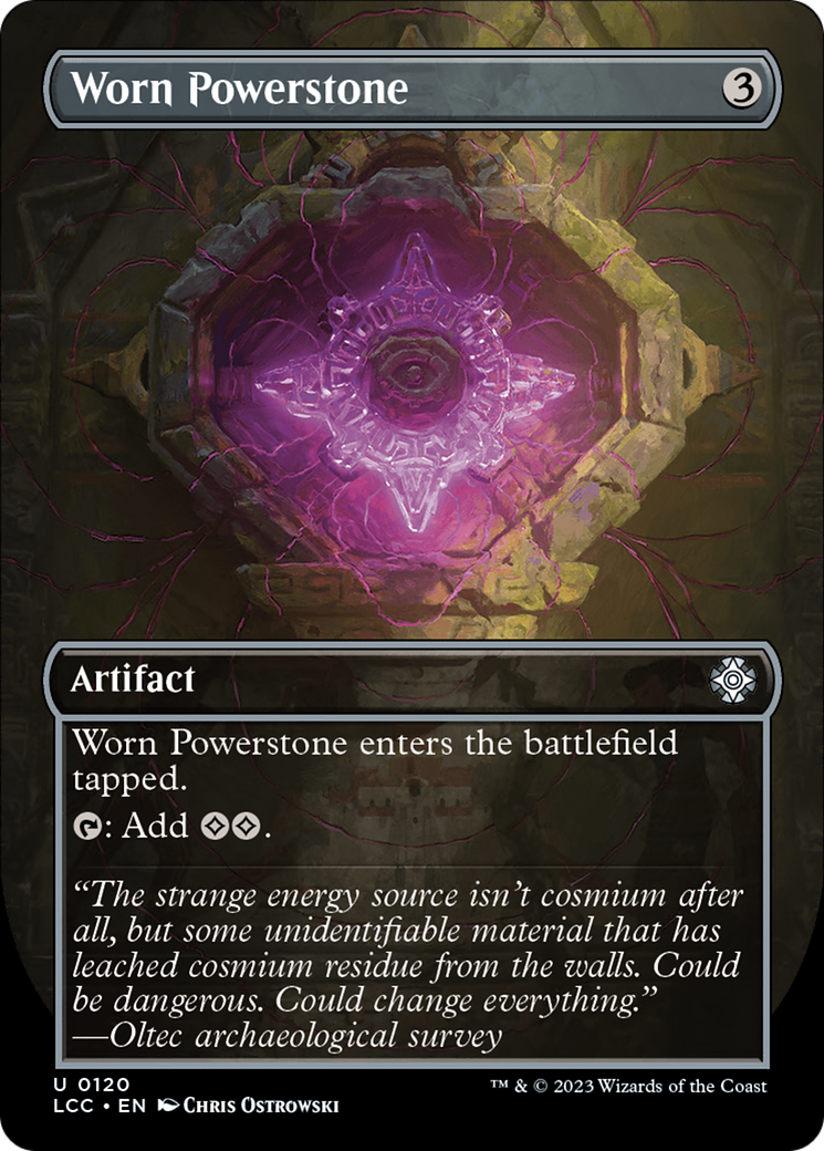 Worn Powerstone (Borderless) [The Lost Caverns of Ixalan Commander] | Total Play