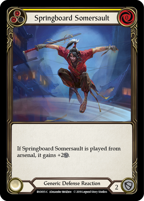 Springboard Somersault [BVO015-C] (Bravo Hero Deck)  1st Edition Normal | Total Play