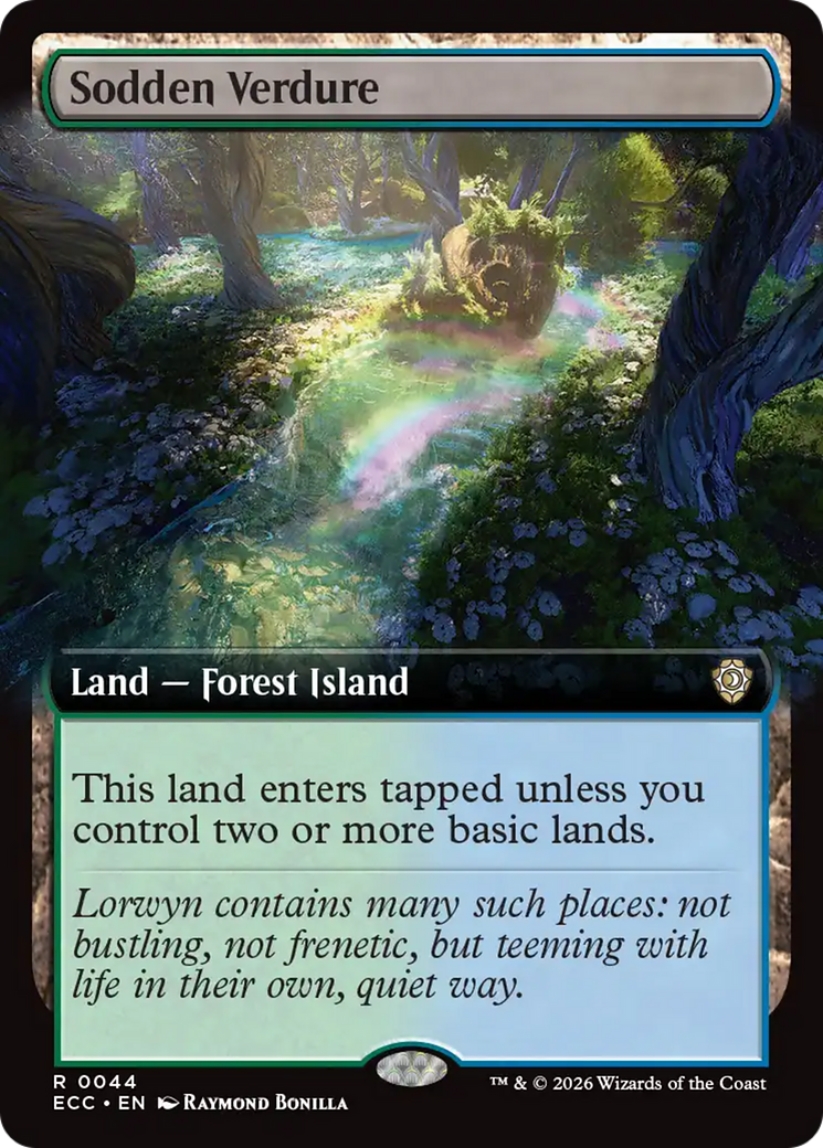 Sodden Verdure (Extended Art) [Lorwyn Eclipsed Commander] | Total Play