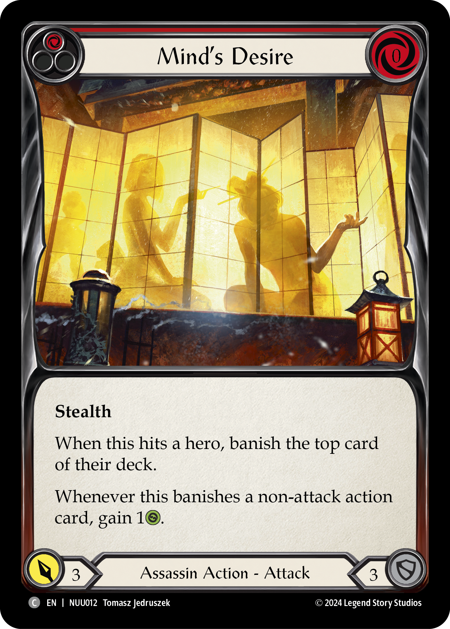 Mind's Desire (Red) [NUU012] (Part the Mistveil Nuu Blitz Deck) | Total Play