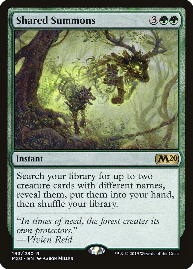 Shared Summons [Core Set 2020] | Total Play