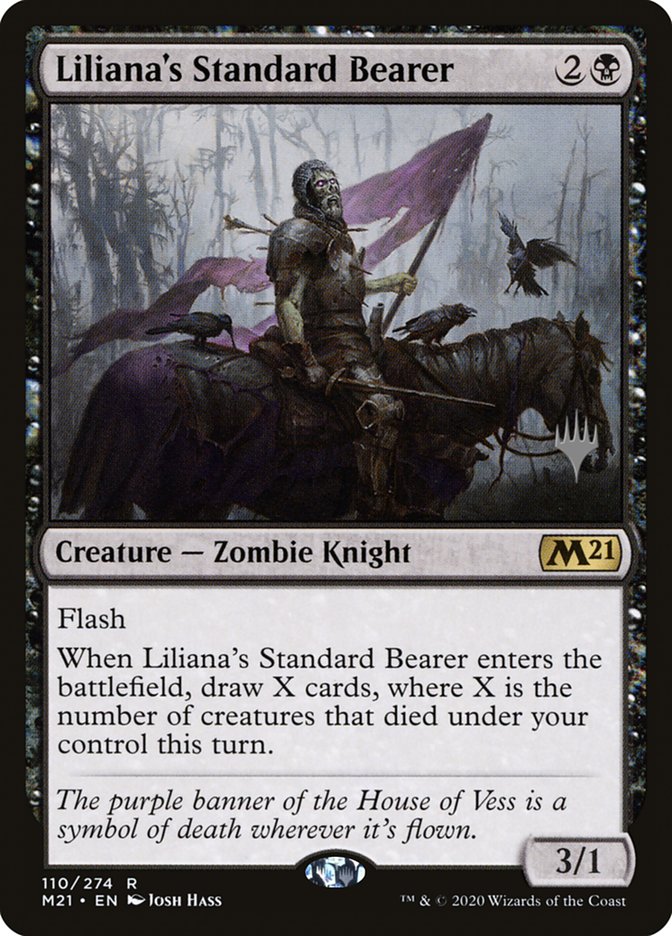 Liliana's Standard Bearer (Promo Pack) [Core Set 2021 Promos] | Total Play