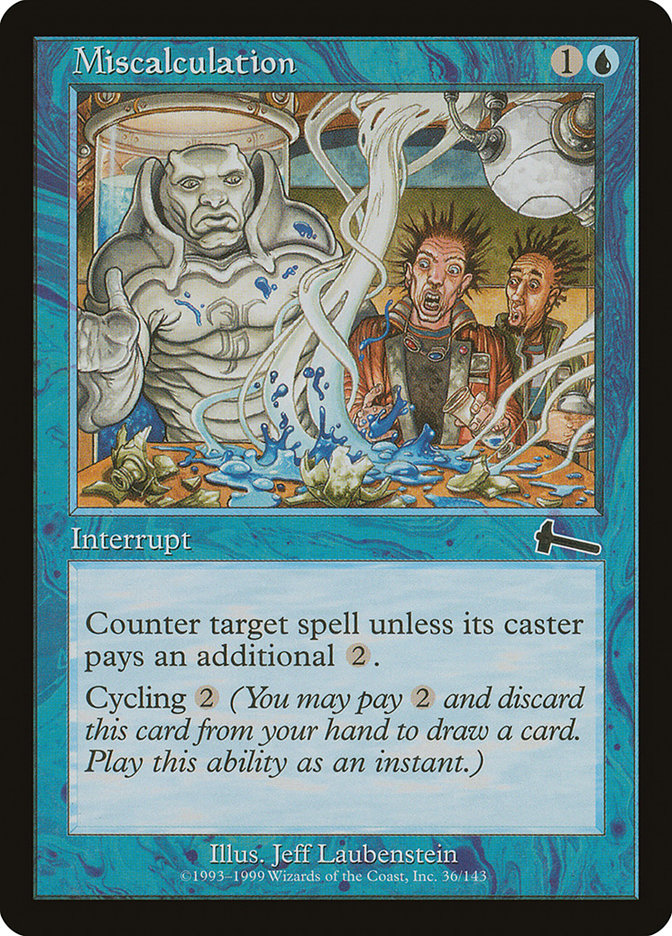 Miscalculation [Urza's Legacy] | Total Play