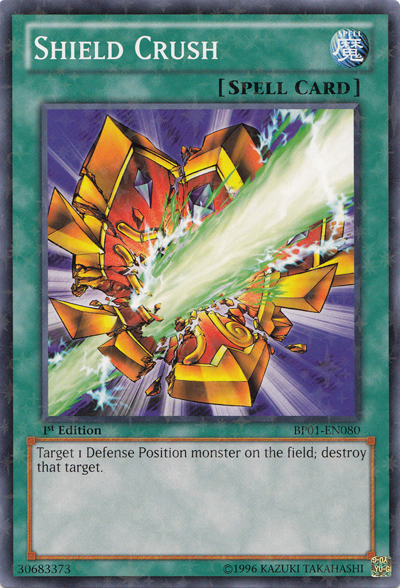 Shield Crush [BP01-EN080] Starfoil Rare | Total Play