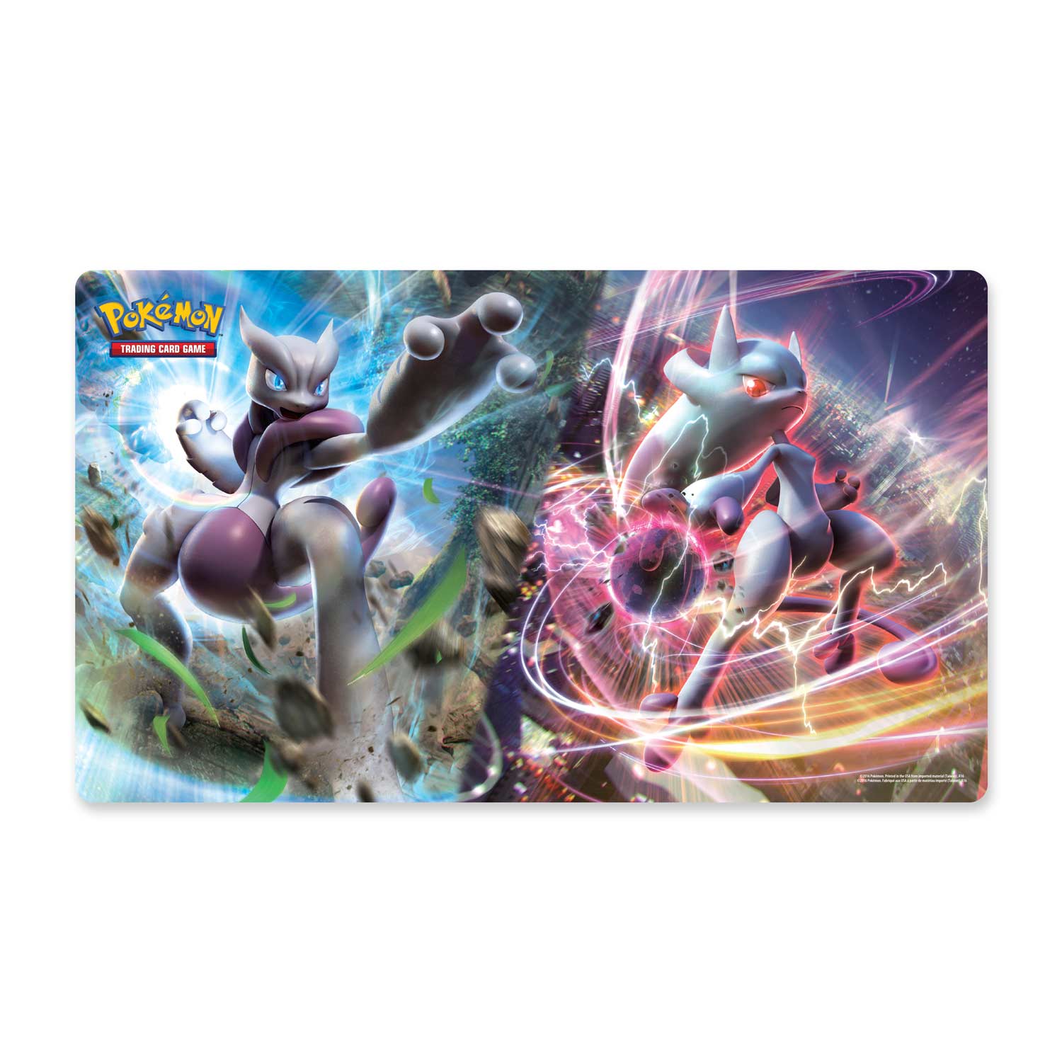 Playmat - Mega Mewtwo X and Mega Mewtwo Y | Total Play