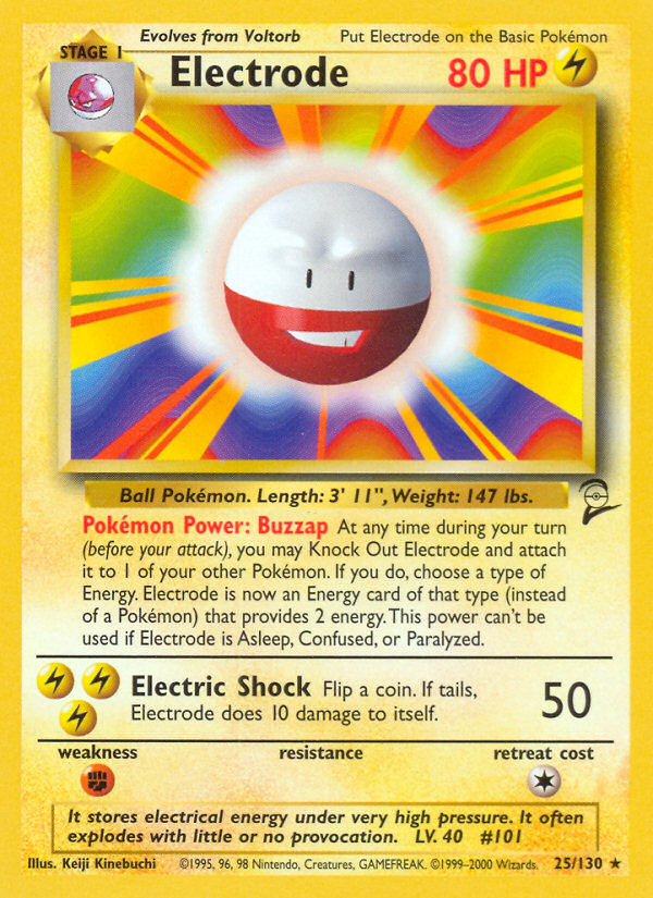 Electrode (25/130) [Base Set 2] | Total Play
