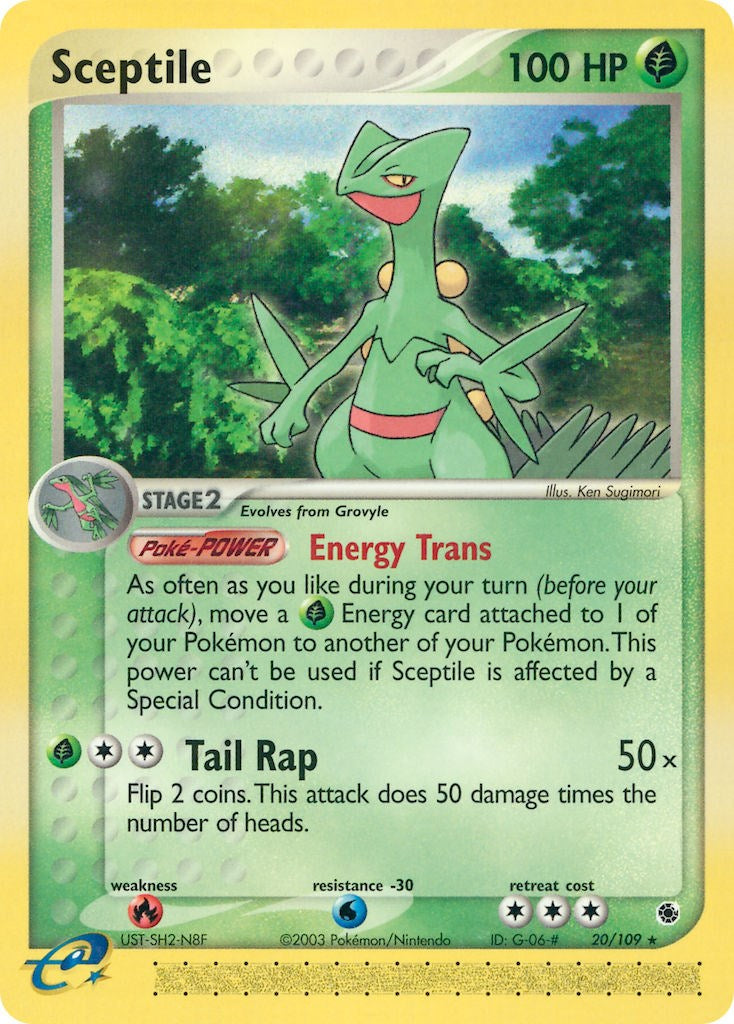 Sceptile (20/109) [EX: Ruby & Sapphire] | Total Play