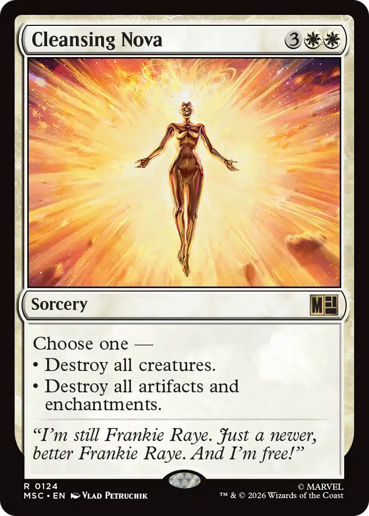 Cleansing Nova (Surge Foil) [Marvel Super Heroes Commander] | Total Play