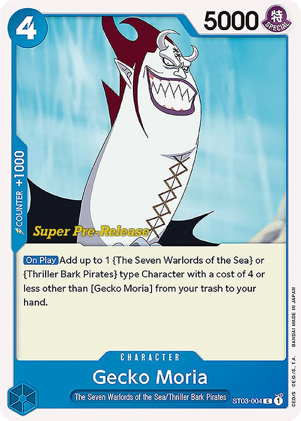 Gecko Moria [Super Pre-Release Starter Deck: The Seven Warlords of the Sea] | Total Play
