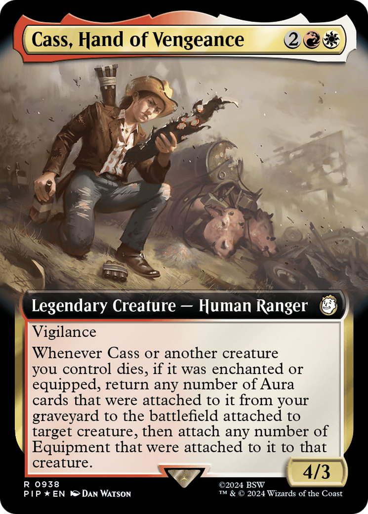 Cass, Hand of Vengeance (Extended Art) (Surge Foil) [Fallout] | Total Play
