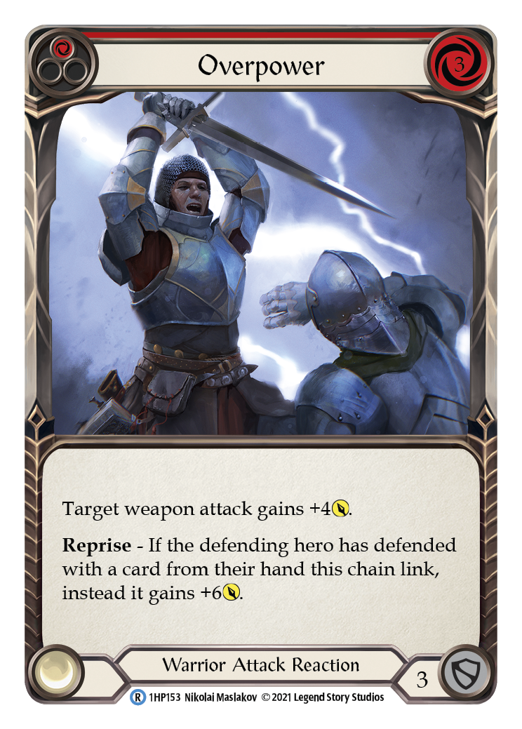 Overpower (Red) [1HP153] (History Pack 1) | Total Play