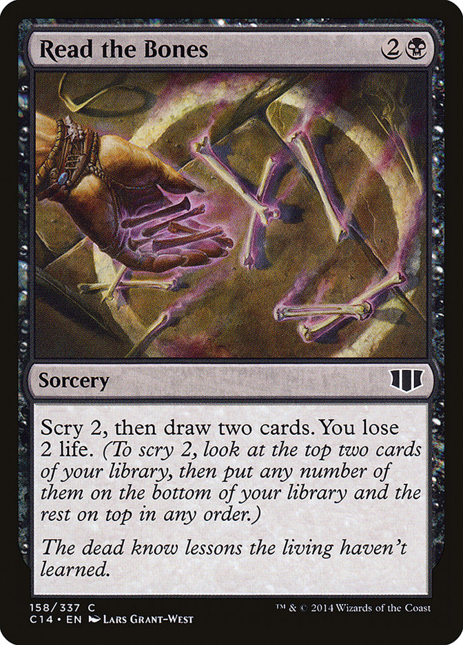 Read the Bones [Commander 2014] | Total Play