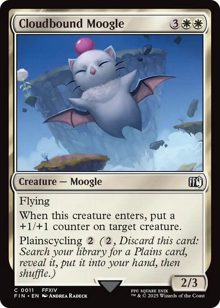 Cloudbound Moogle [FINAL FANTASY] | Total Play