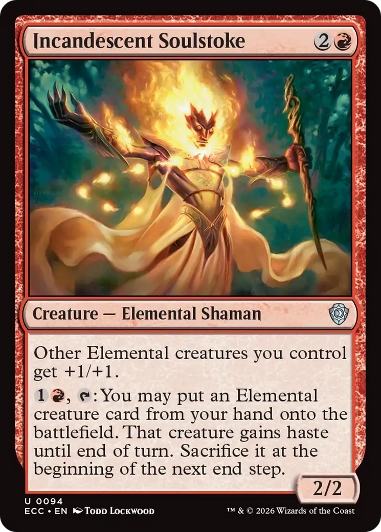 Incandescent Soulstoke [Lorwyn Eclipsed Commander] | Total Play