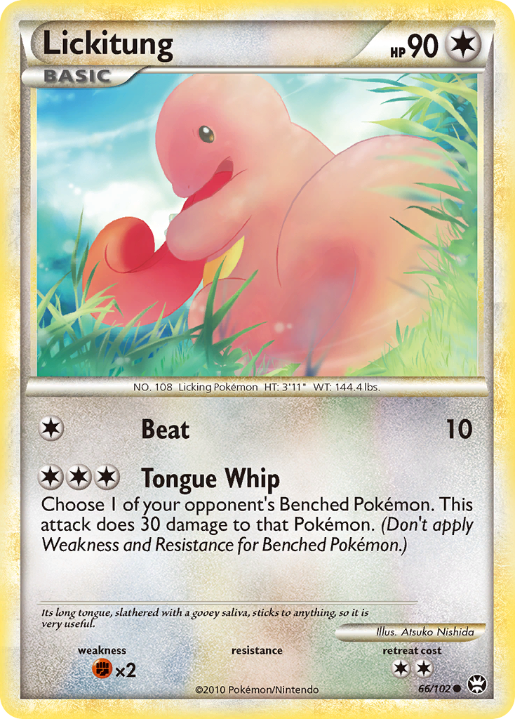 Lickitung (66/102) [HeartGold & SoulSilver: Triumphant] | Total Play