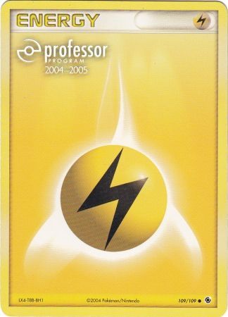 Lightning Energy (109/109) (2004 2005) [Professor Program Promos] | Total Play
