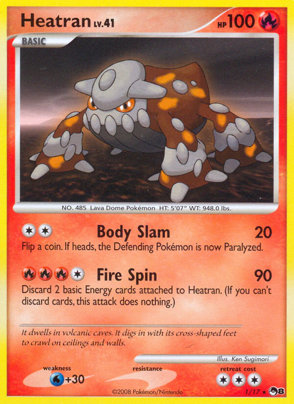 Heatran (1/17) [POP Series 8] | Total Play