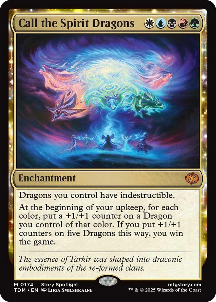 Call the Spirit Dragons [Tarkir: Dragonstorm] | Total Play