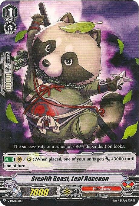 Stealth Beast, Leaf Raccoon (V-PR/0034EN) [V Promo Cards] | Total Play