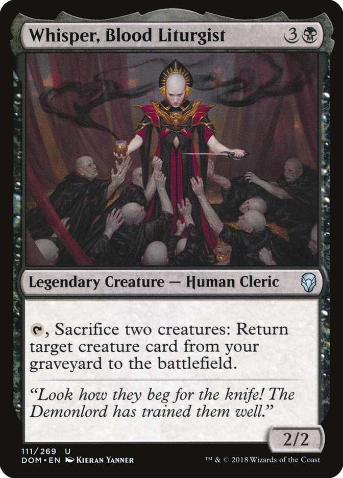 Whisper, Blood Liturgist [Dominaria] | Total Play