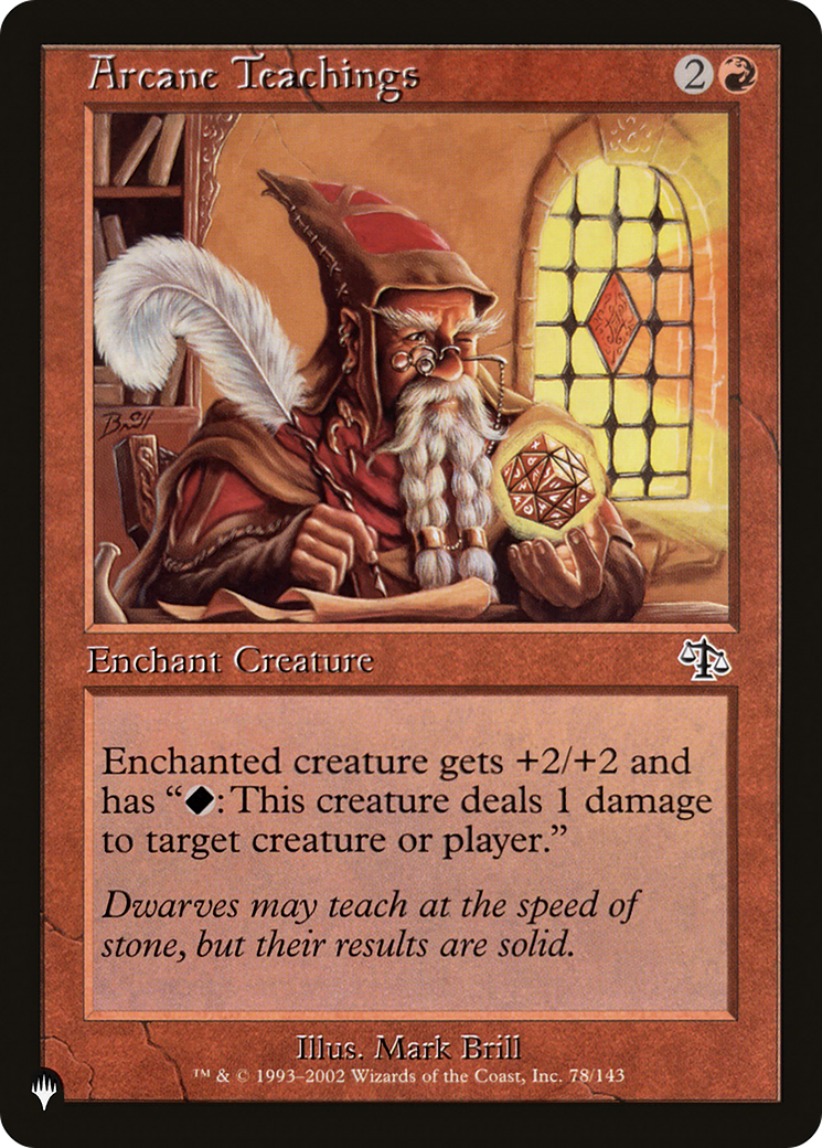 Arcane Teachings (Misprint) [The List] | Total Play