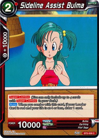 Sideline Assist Bulma (BT5-008) [Miraculous Revival] | Total Play