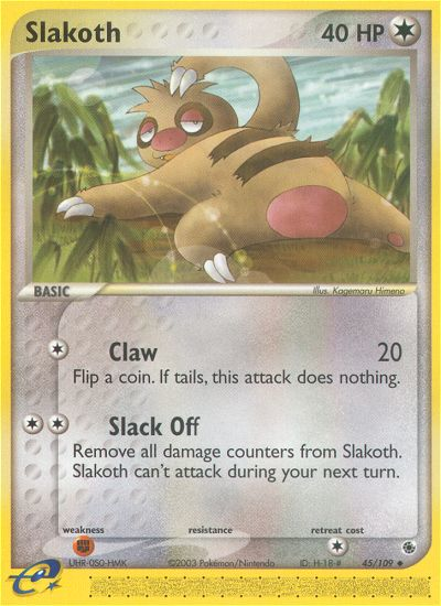 Slakoth (45/109) [EX: Ruby & Sapphire] | Total Play