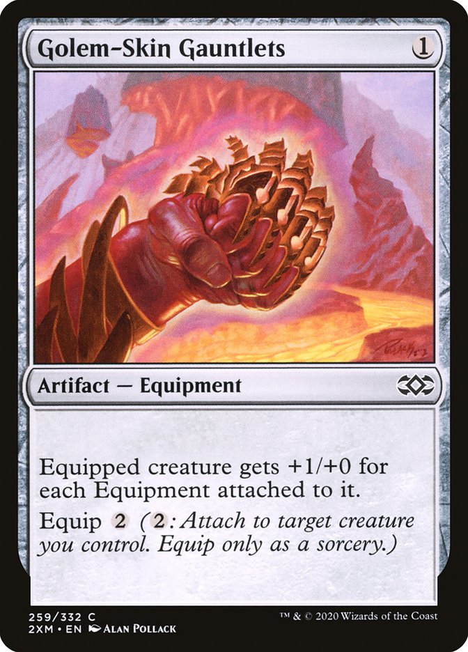 Golem-Skin Gauntlets [Double Masters] | Total Play