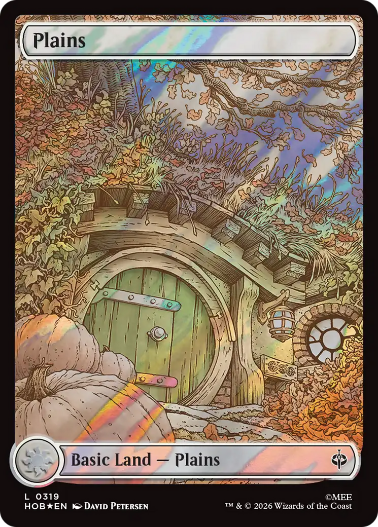 Plains (0319) (Surge Foil) [The Hobbit] | Total Play