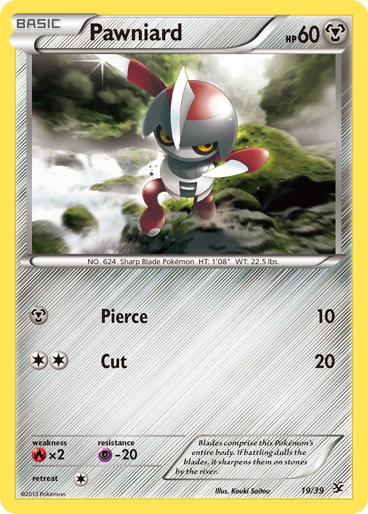 Pawniard (19/39) [XY: Kalos Starter Set] | Total Play