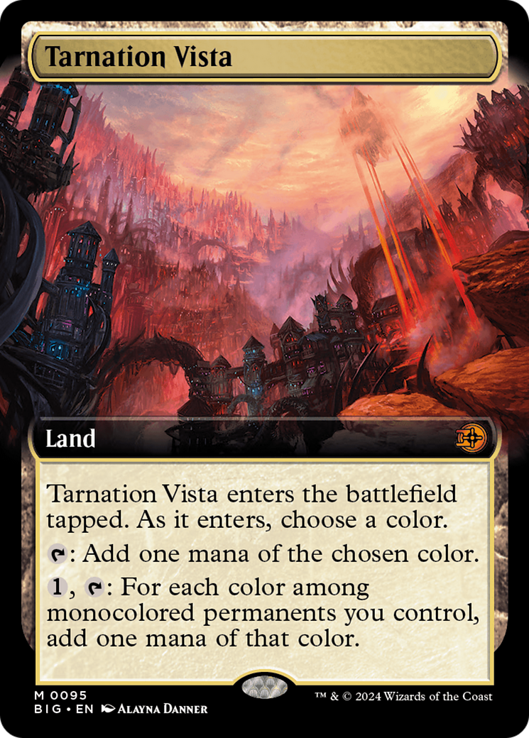 Tarnation Vista (Extended Art) [Outlaws of Thunder Junction: The Big Score] | Total Play