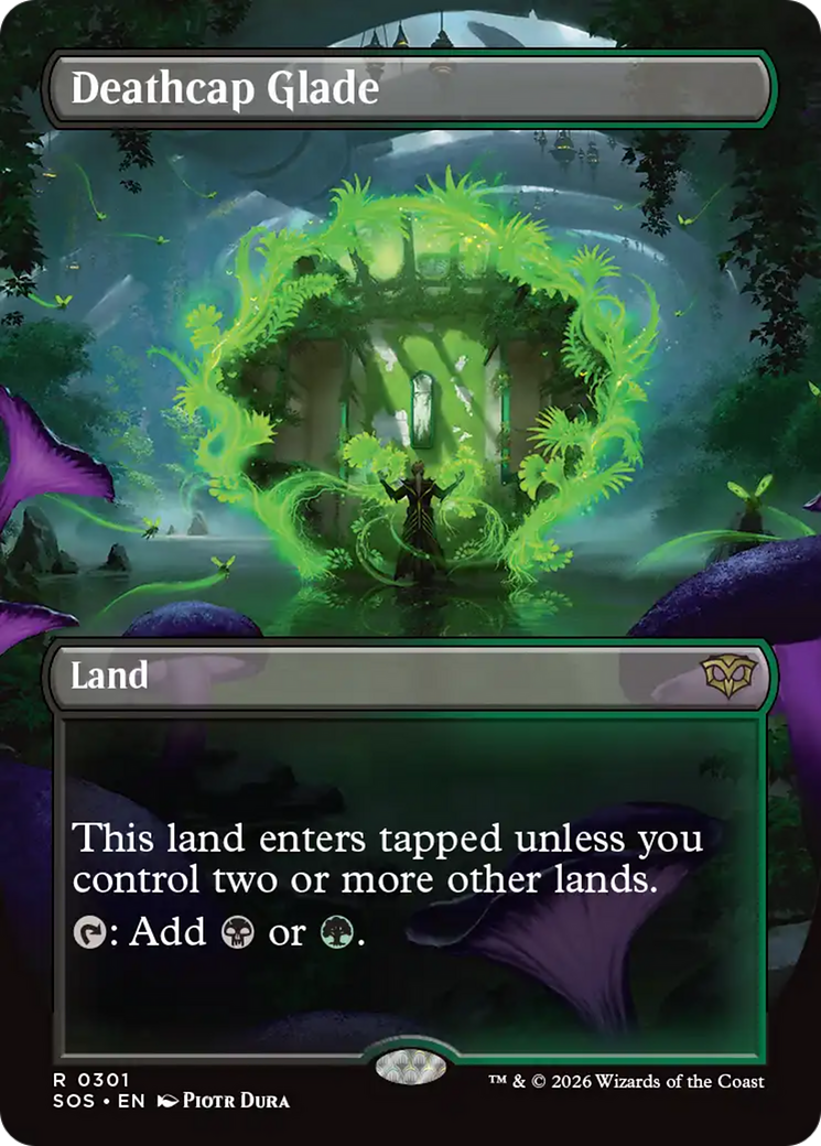 Deathcap Glade (Borderless) [Secrets of Strixhaven] | Total Play