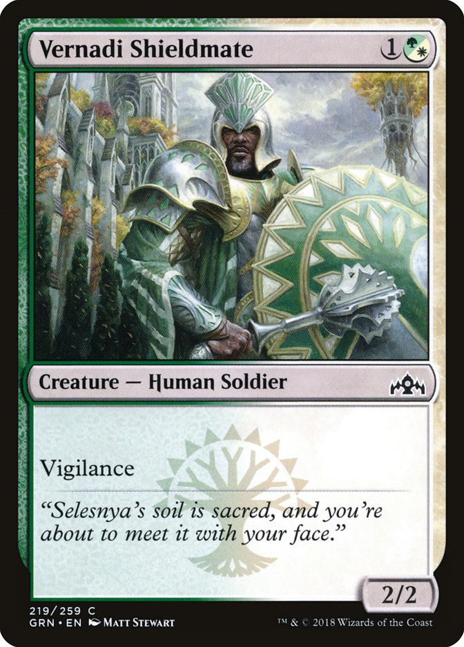 Vernadi Shieldmate [Guilds of Ravnica] | Total Play