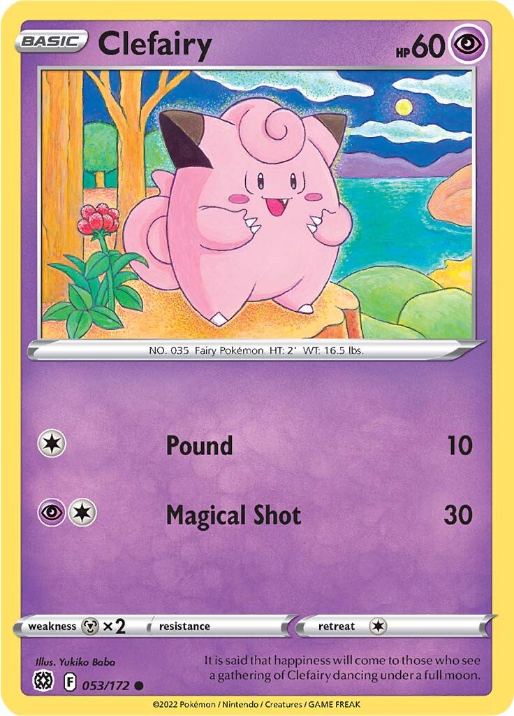 Clefairy (053/172) [Sword & Shield: Brilliant Stars] | Total Play