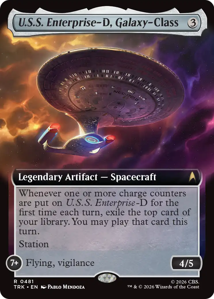 U.S.S. Enterprise-D, Galaxy-Class (Extended Art) [Star Trek] | Total Play